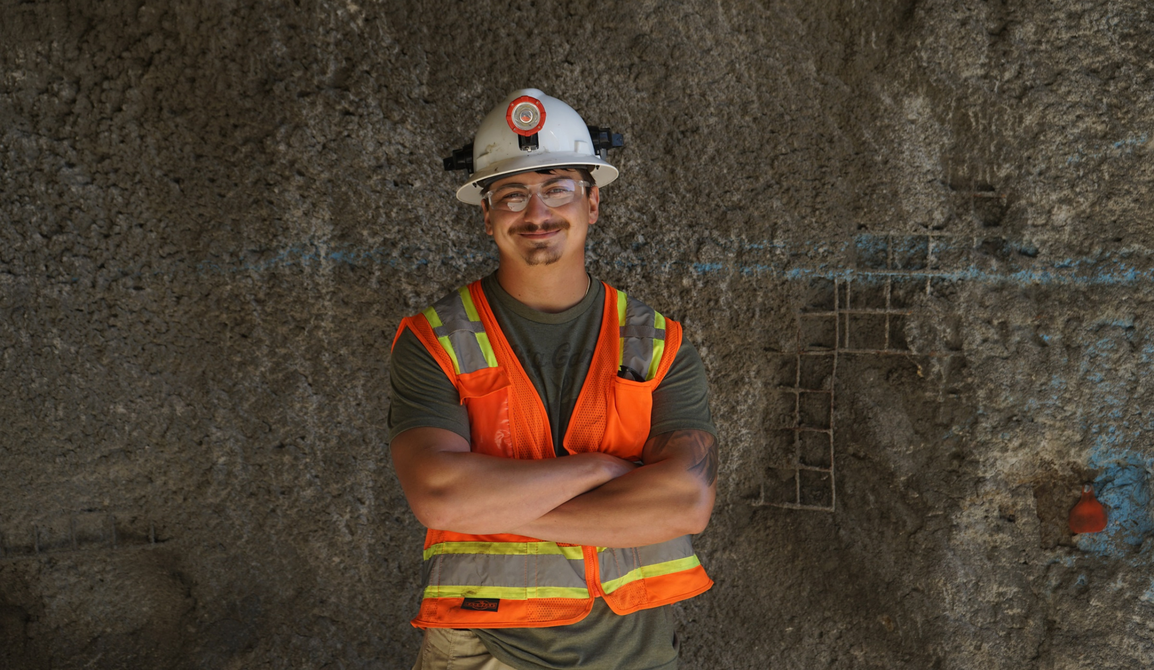 Mine Engineer smiling